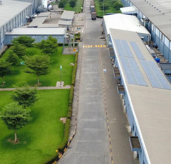 Outdoor aerial view of the Rite Foods factory